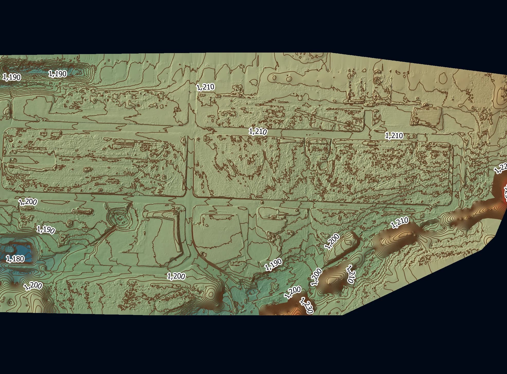 Terrain & Contour Map