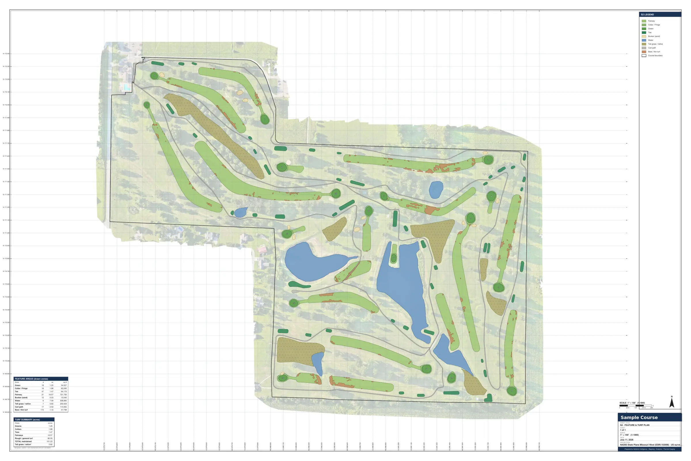 Feature & Turf Plan